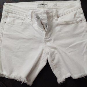 Lucky white denim shorts